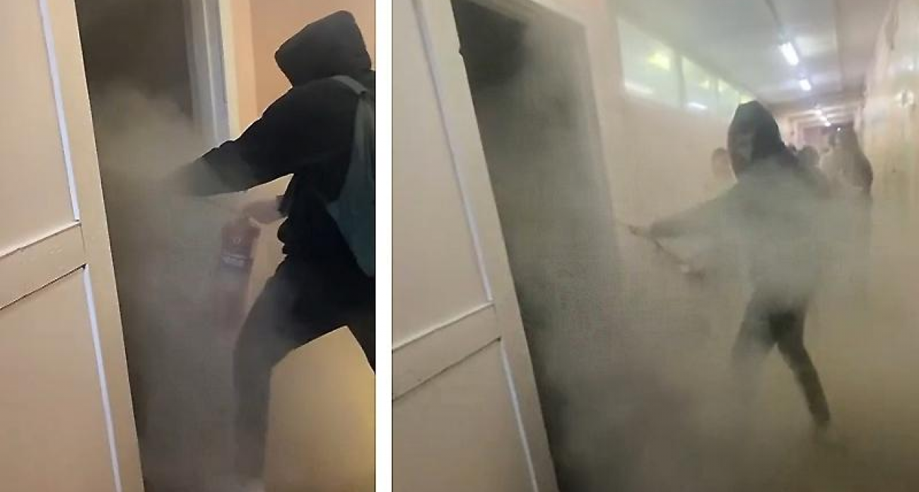 Шестиклассник с огнетушителем спас школу от пожара в Рыбинске