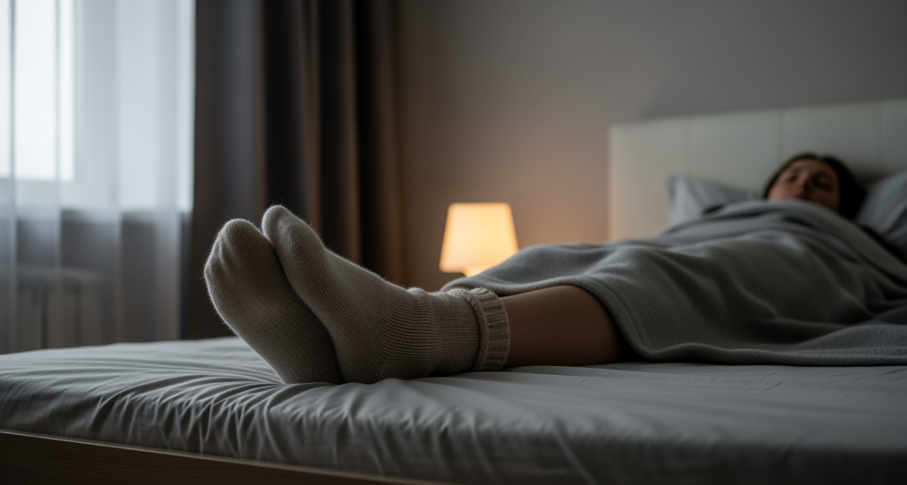 Врачи молчат об этом секрете: простая привычка спать в носках добавляет годы к жизни