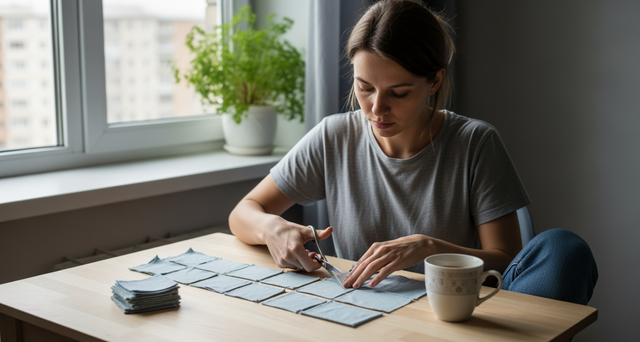 Не выбрасывайте старые простыни и пододеяльники — покажу как сделать из них нужные вещи за час