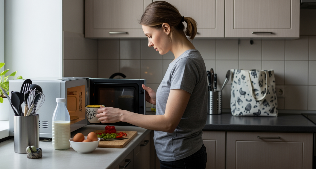 Забудьте про сковородку: показываю как за 2 минуты сделать пышный омлет прямо в кружке