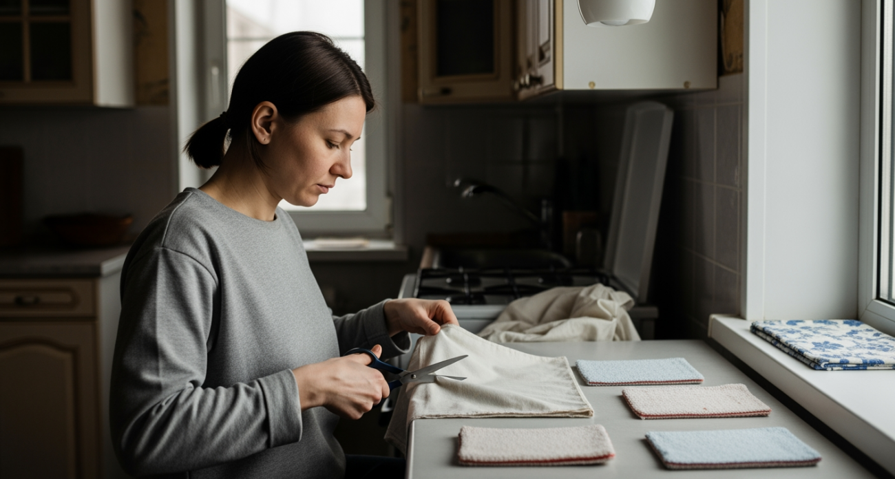 Не выбрасывайте старые простыни и пододеяльники — покажу как сделать из них нужные вещи
