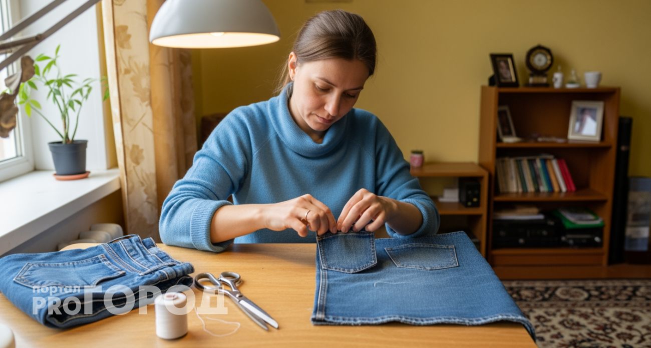 Не выбрасывайте старые джинсы — из них получаются крутые самоделки для дома и дачи