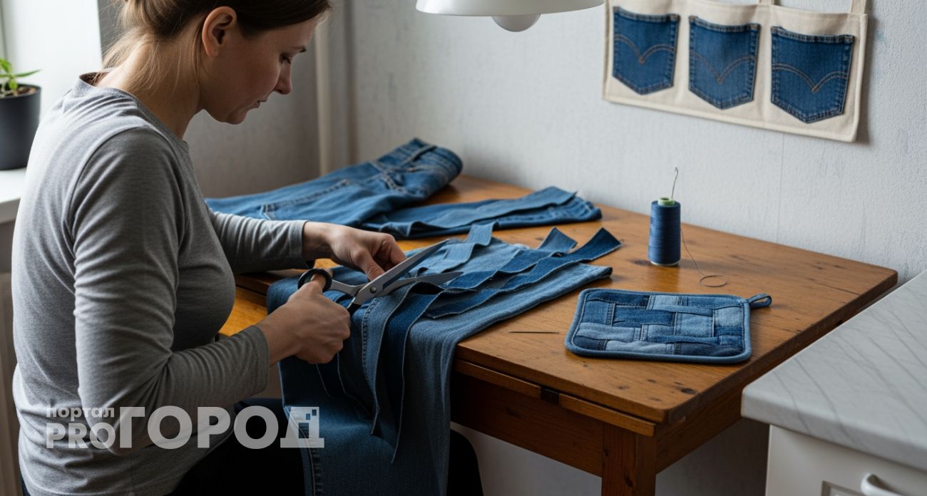 Потёртые джинсы становятся домашними помпомощниками: хитрости экономных хозяек
