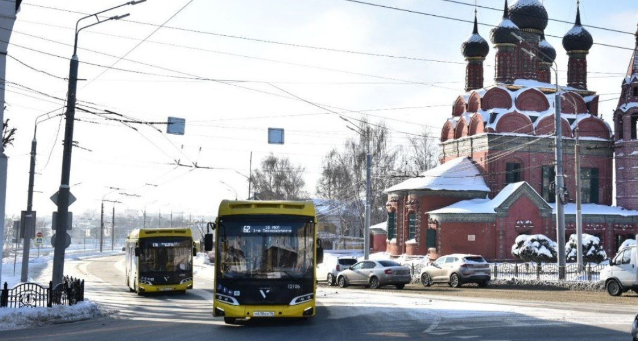 Ярославль занял 12-е место в рейтинге российских городов по качеству общественного транспорта