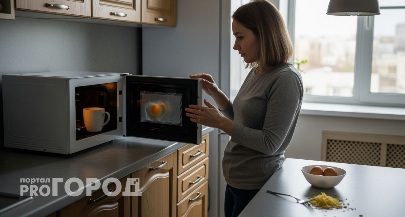 Сковородка не нужна: беру кружку, 2 яйца и за минуту в микроволновке готов воздушный омлет