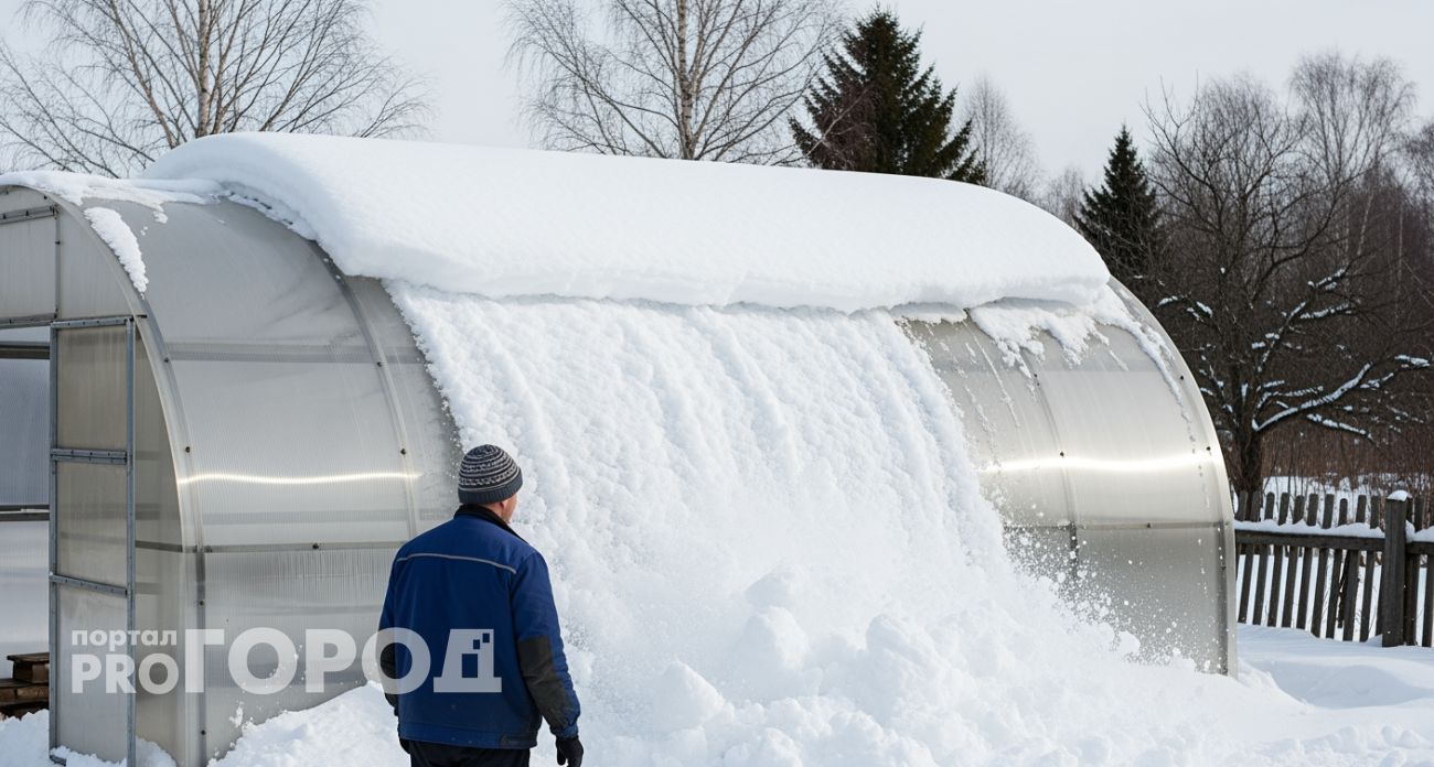 Забытый трюк наших дедов растопит снег в теплице за час без единой лопаты и физических усилий