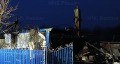 В деревне Милюшино сгорели дом и гараж