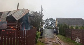 Дачный дом сгорел в СНТ «Володарец» под Рыбинском
