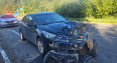 Дети на квадроцикле попали под Hyundai на трассе Рыбинск-Череповец