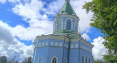 Иверский храм Рыбинска перекрасили в небесно-голубой цвет спустя 130 лет