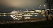 1700 светильников и 11 камер: Волжский мост Рыбинска засияет к приезду Дедов Морозов