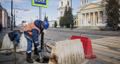 У Соборной площади Рыбинска меняют водопровод: 92 метра новых труб
