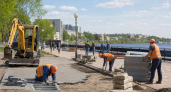 На Волжской набережной в Рыбинске стартовало летнее благоустройство