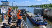 Рыбинский шлюз открыл обновлённую камеру для судоходства на коридоре «Север-Юг»