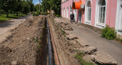 В Рыбинске на Рапова меняют теплотрассу после восьми протечек за зиму