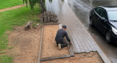 В Рыбинске за несколько дней убрали десяток раскопов на тротуарах и во дворах