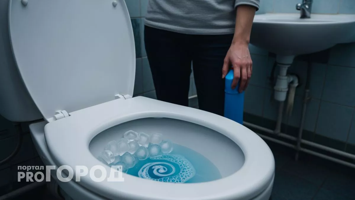 Кидаю кубики льда в унитаз перед сном — наутро сантехника блестит как новая без всякой химии