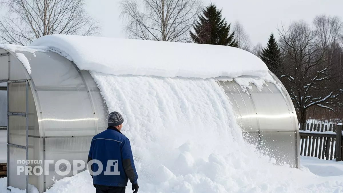 Забытый трюк наших дедов растопит снег в теплице за час без единой лопаты и физических усилий