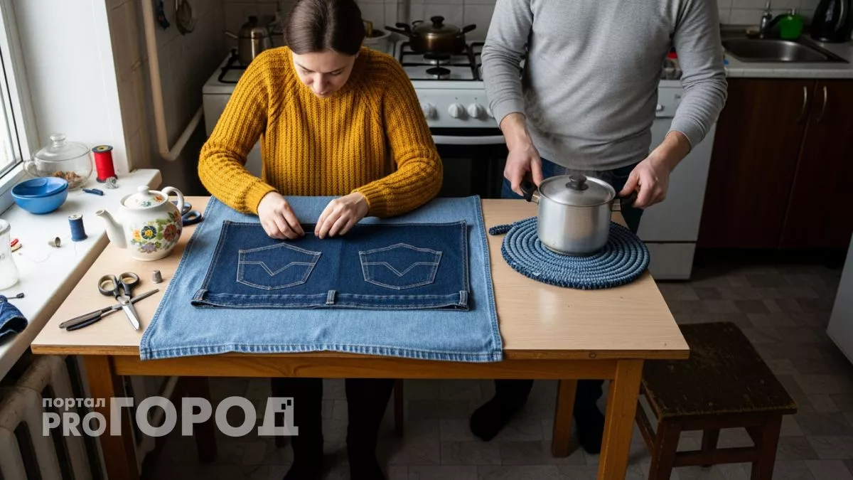 Старые джинсы превращаю в полезные вещи для дома и забываю о походах в хозяйственный магазин