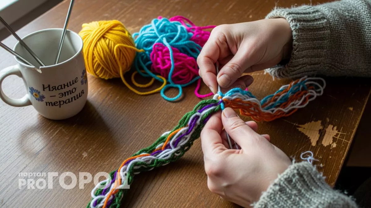 Накопились клубки остатков пряжи — превращаю их в практичные домашние штучки за пару часов