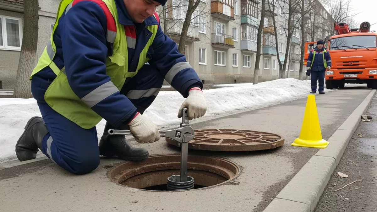 Дефект трубы оставил без тепла десятки домов в Рыбинске