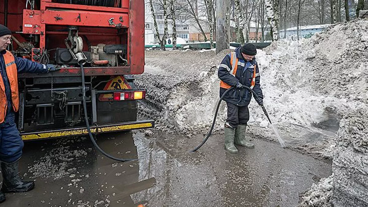 Рыбинск очистил 747 дренажных колодцев из 1500 перед паводком