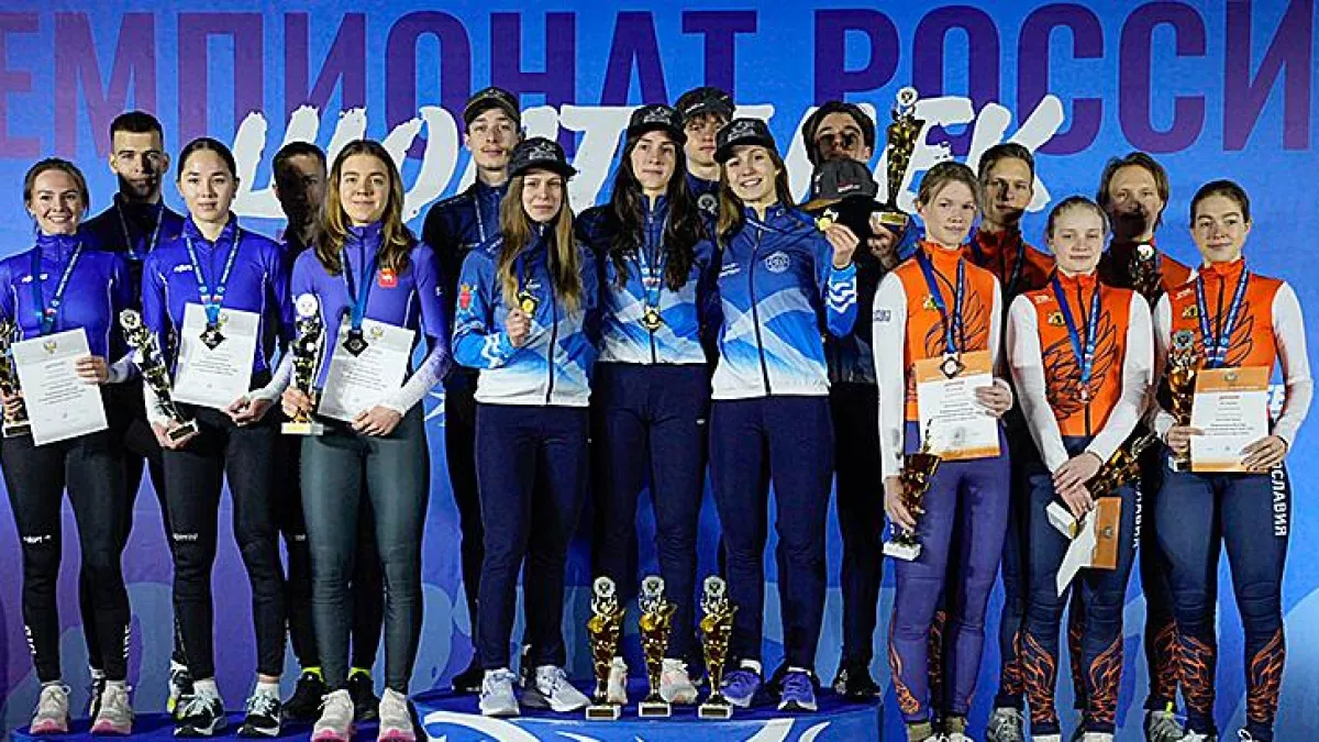 Рыбинские шорт-трекисты привезли два серебра с чемпионата России