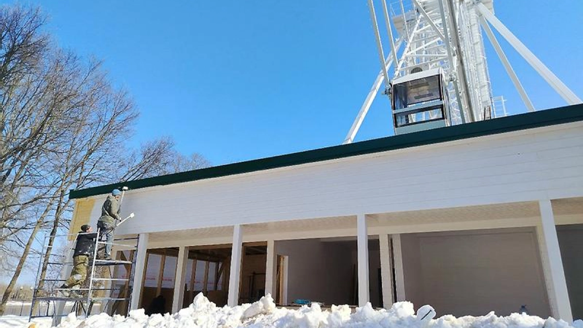 VR-аттракционы и кафе из бруса появятся у колеса обозрения в Рыбинске