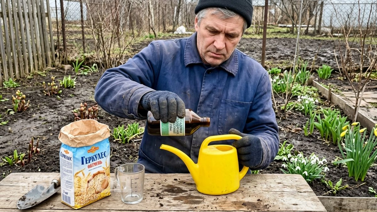 Больше не надрываюсь с тоннами навоза, просто развожу этот дешевый концентрат и грядки становятся сплошным черноземом