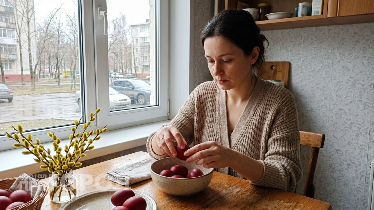 Больше не трачусь на химию для яиц: добавляю этот копеечный продукт в отвар и получаю идеальный малиновый цвет