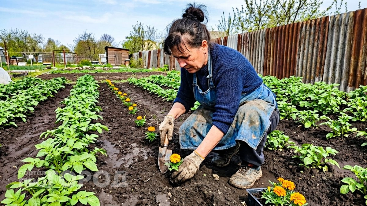 Посадила один цветок вдоль картошки — колорадский жук за всё лето так и не появился на грядках