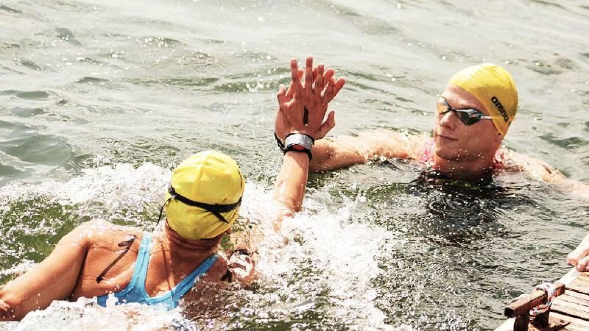 Рыбинец Александр Степанов завершал эстафету сборной России на Кубке мира в Египте