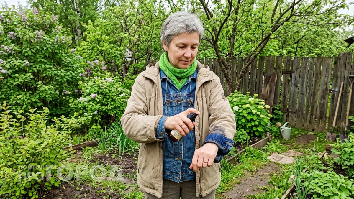 Капаю на одежду за 45 рублей и ни один клещ не подходит ближе чем на метр — проверено за три сезона