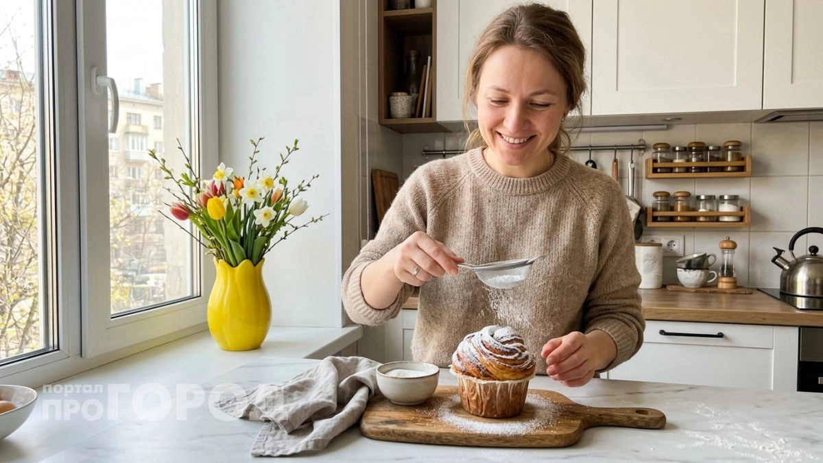 На Пасху 2026 пеку краффин вместо кулича — слоистый, с начинкой, и через пять дней всё ещё мягкий