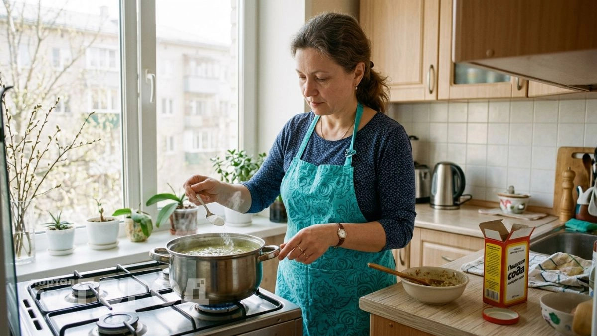 Добавьте это в кастрюлю с горохом и через 15 минут получите нежнейшее пюре без всякого замачивания