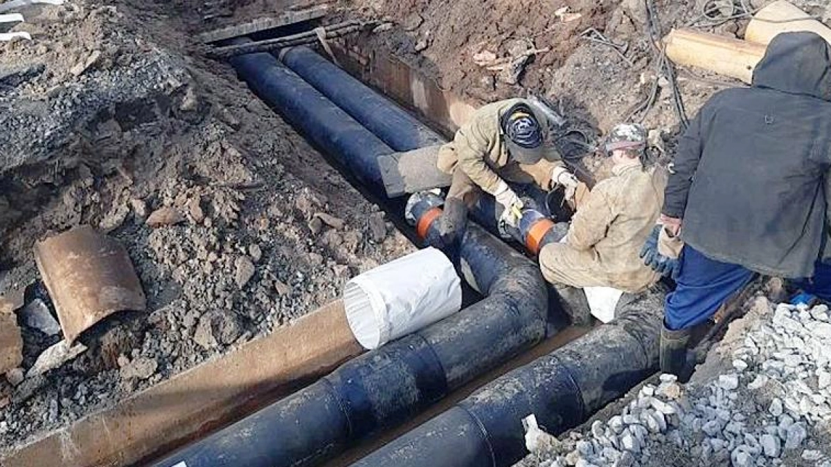 В Рыбинске заменили аварийный участок теплотрассы на ул. Моторостроителей