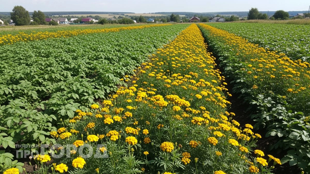 Избавилась от колорадского жука без единой капли химии: достаточно просто подсадить этот цветок к картошке