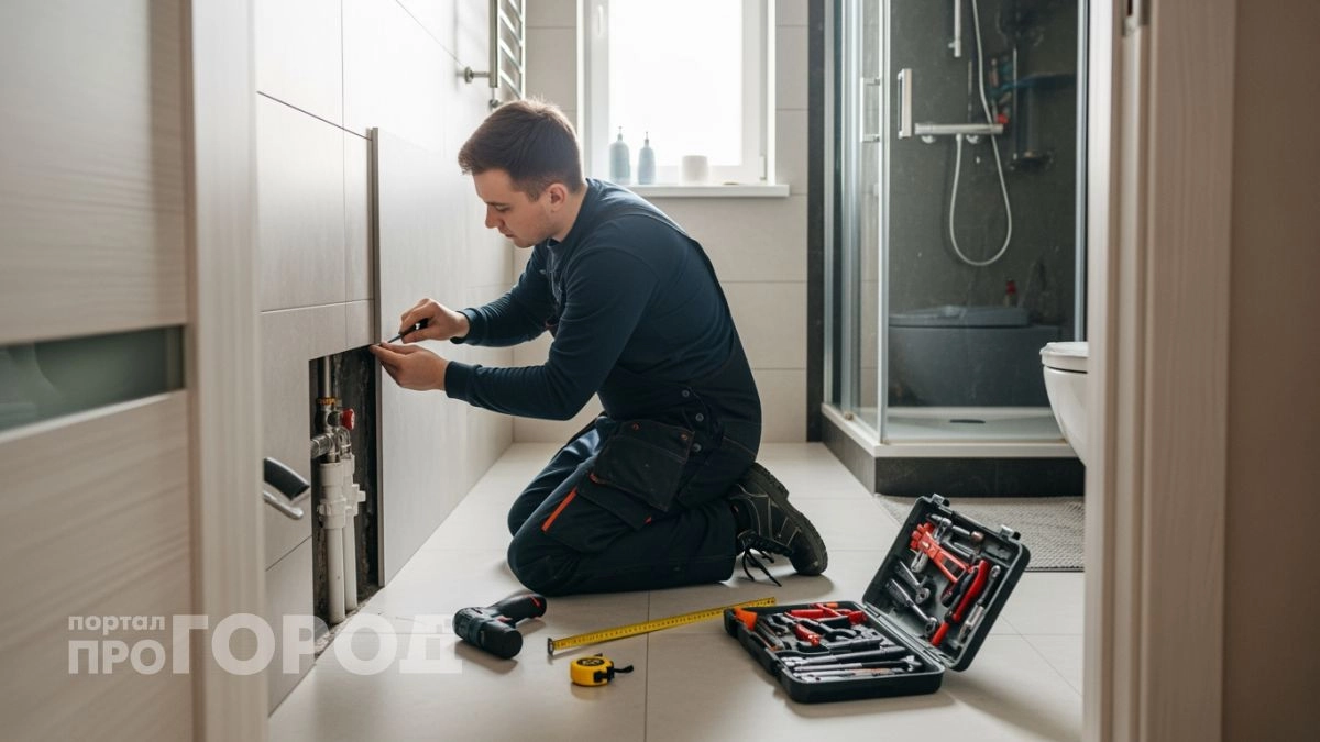 Забудьте про гипсокартон в ванной: показываю немецкий метод скрытого монтажа труб с легким доступом к кранам