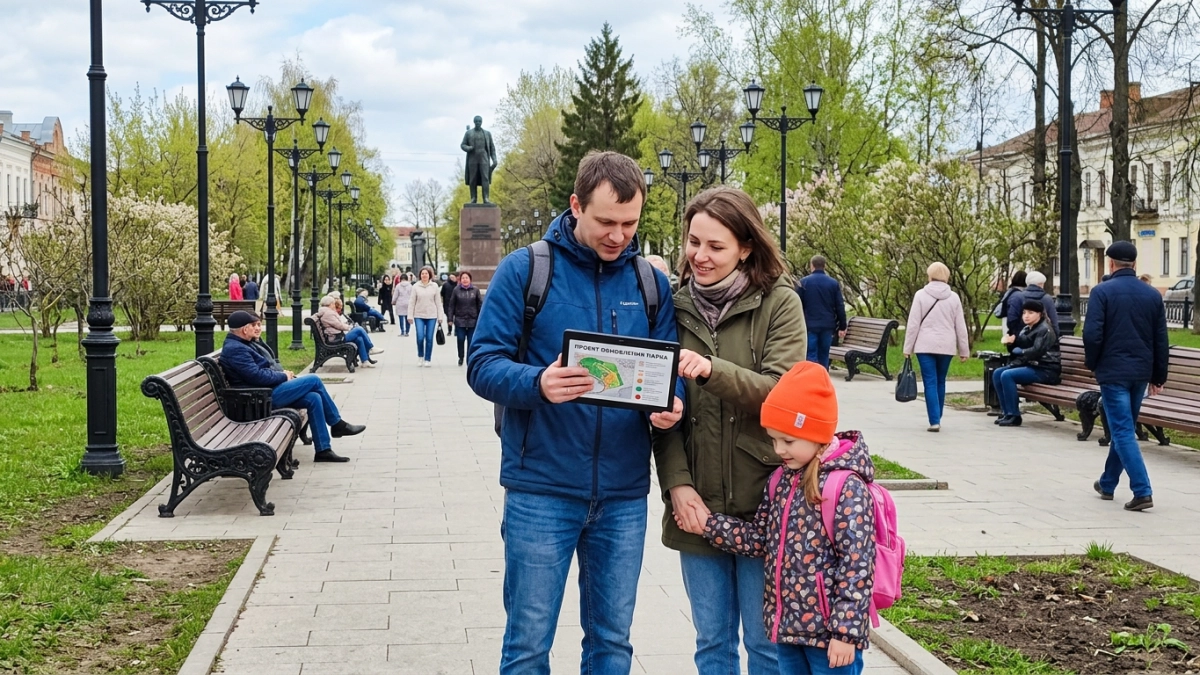 Рыбинцы выберут парк или набережную для благоустройства в 2027 году