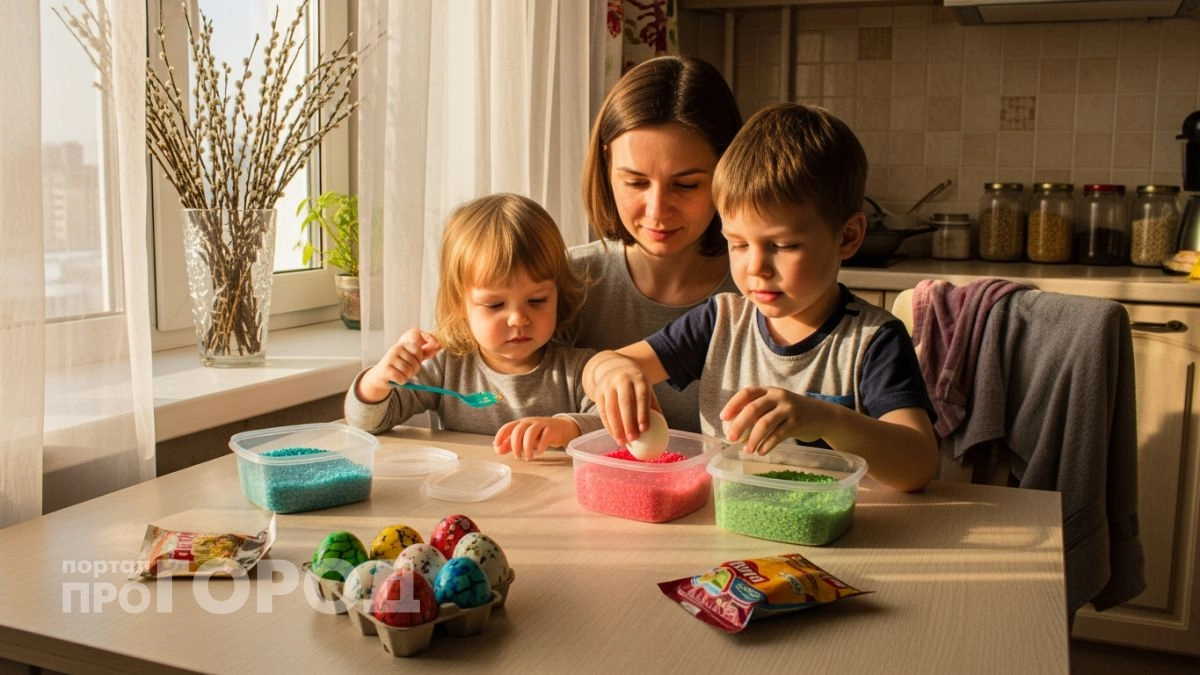 Забудьте про скучные наклейки: делюсь секретом идеальных мраморных яиц с помощью обычного риса за копейки