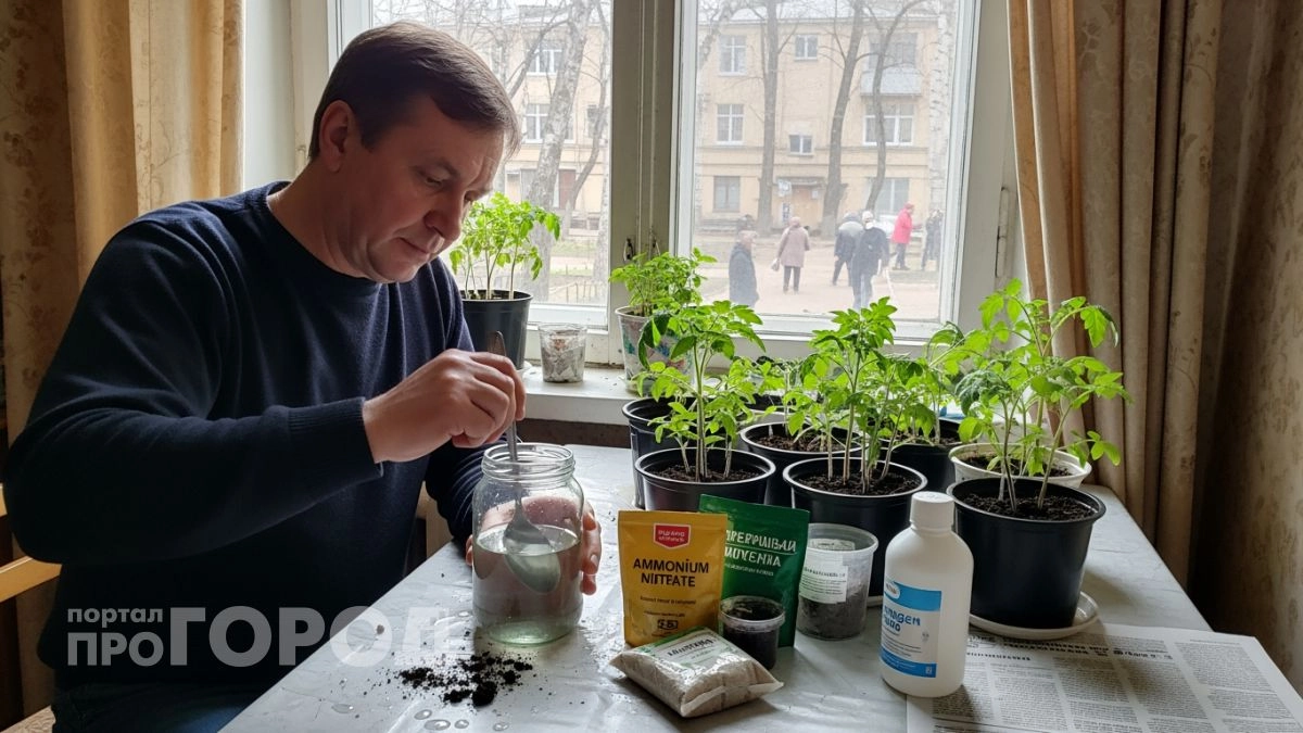 Забудьте про обычный полив: этот питательный раствор заставит хилую рассаду томатов моментально окрепнуть