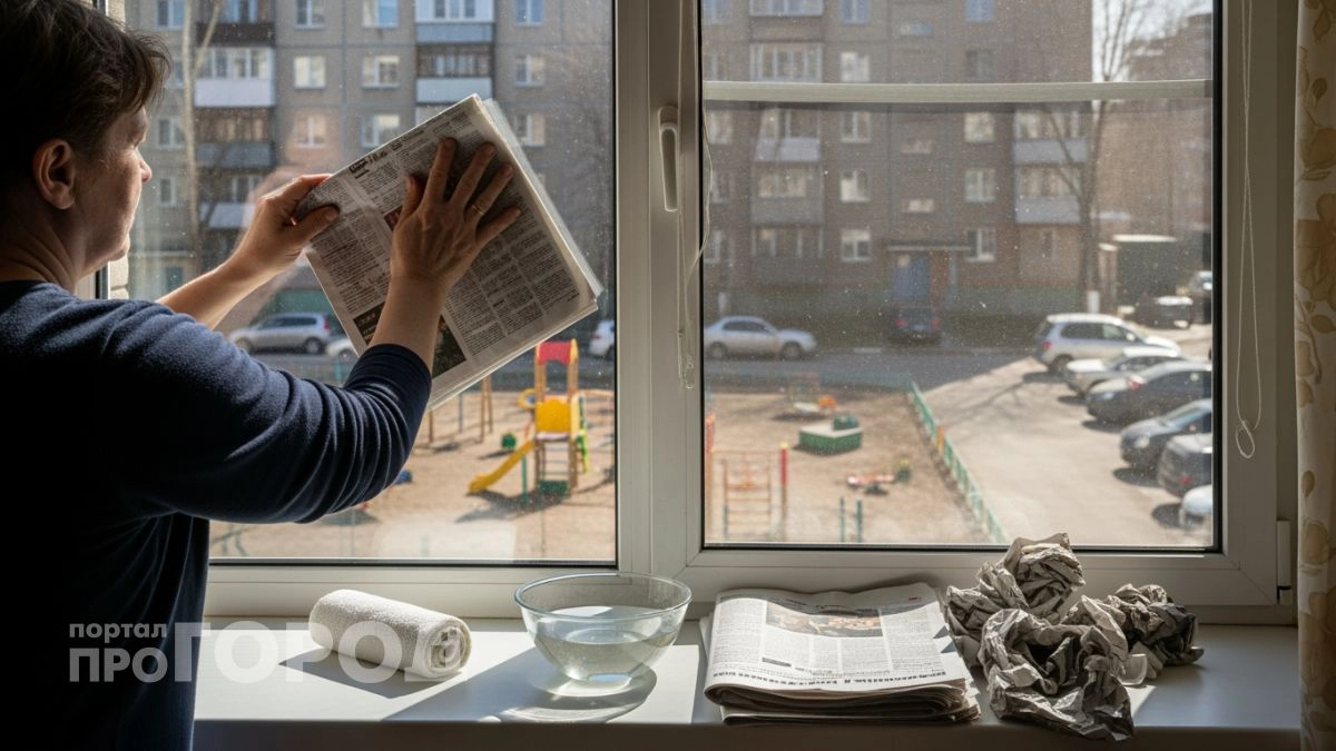 Забудьте про покупные средства для стекол: этот простой метод позволяет вымыть окна до блеска одним движением