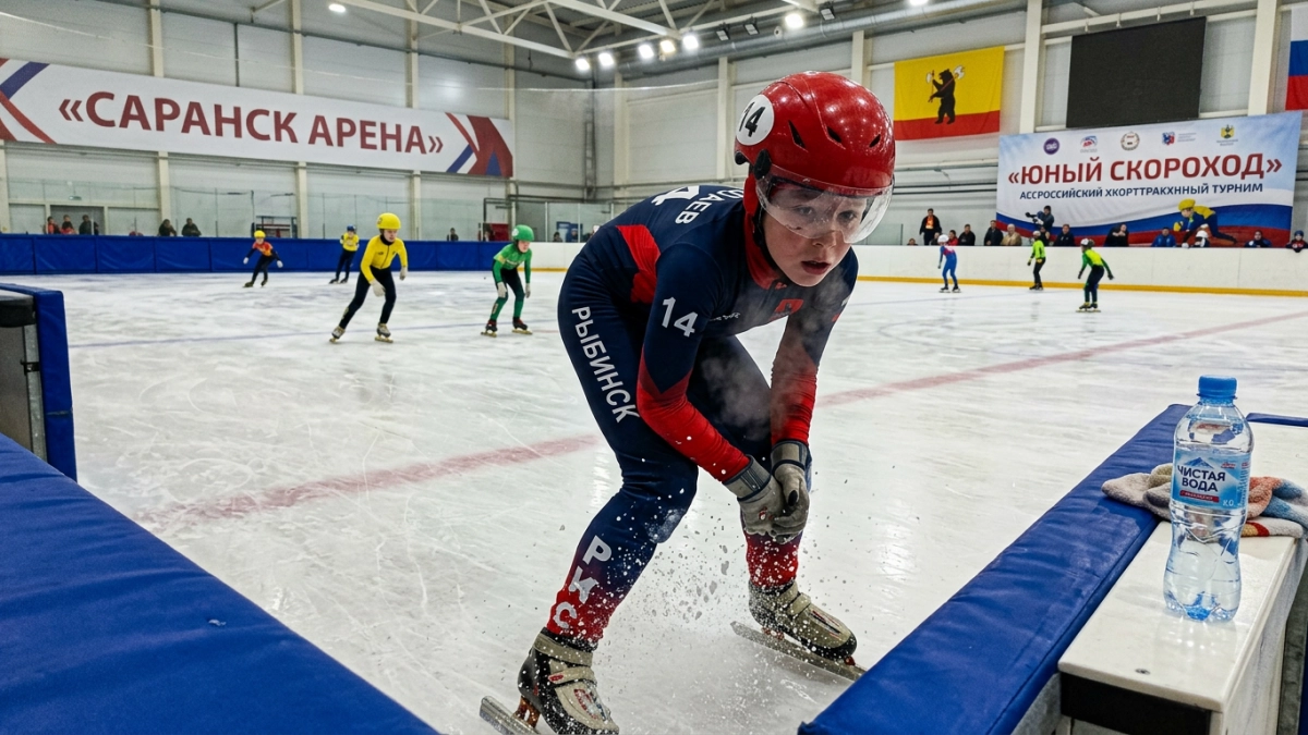 Шорт-трекисты Рыбинска взяли бронзу и серебро на финале «Юного скорохода»