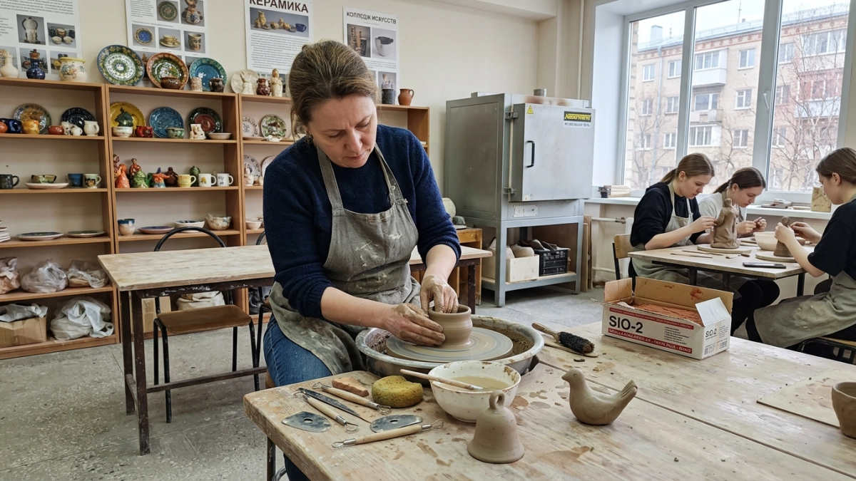 Глина, рисунок и творчество: преподаватель из Рыбинска лепит мастеров