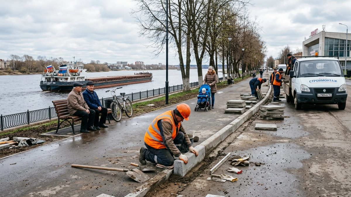 Волжскую набережную в Рыбинске благоустроят от «Полёта» до Кораблестроителей