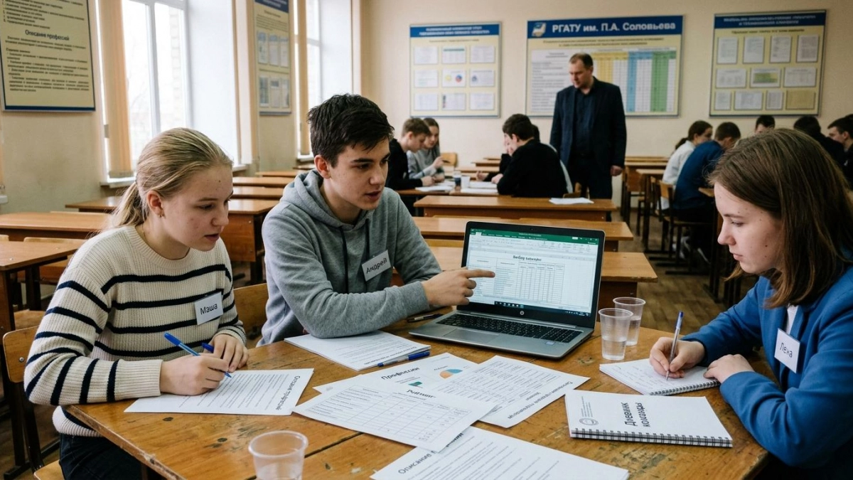 Школьники Рыбинска сразились в игре о карьере и рынке труда