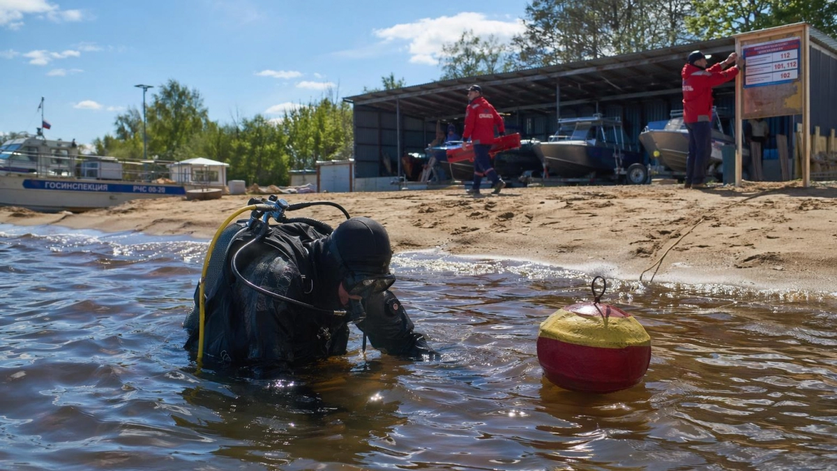35 пляжей Ярославской области откроются 1 июня: водолазы уже проверяют дно