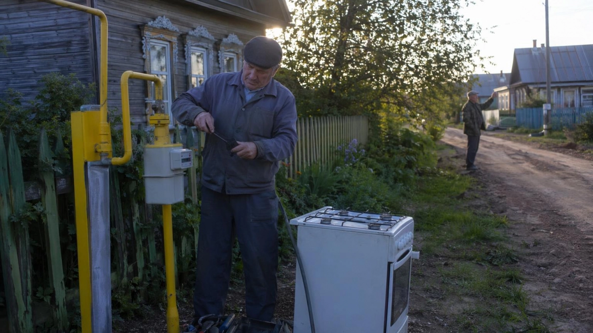 В деревне Мухино под Рыбинском газифицированы 115 домов