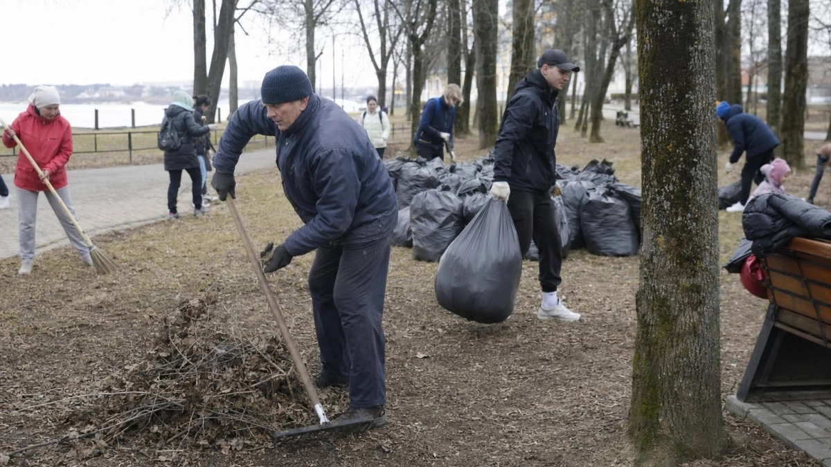 3700 рыбинцев вывезли 430 кубометров мусора на всероссийском субботнике