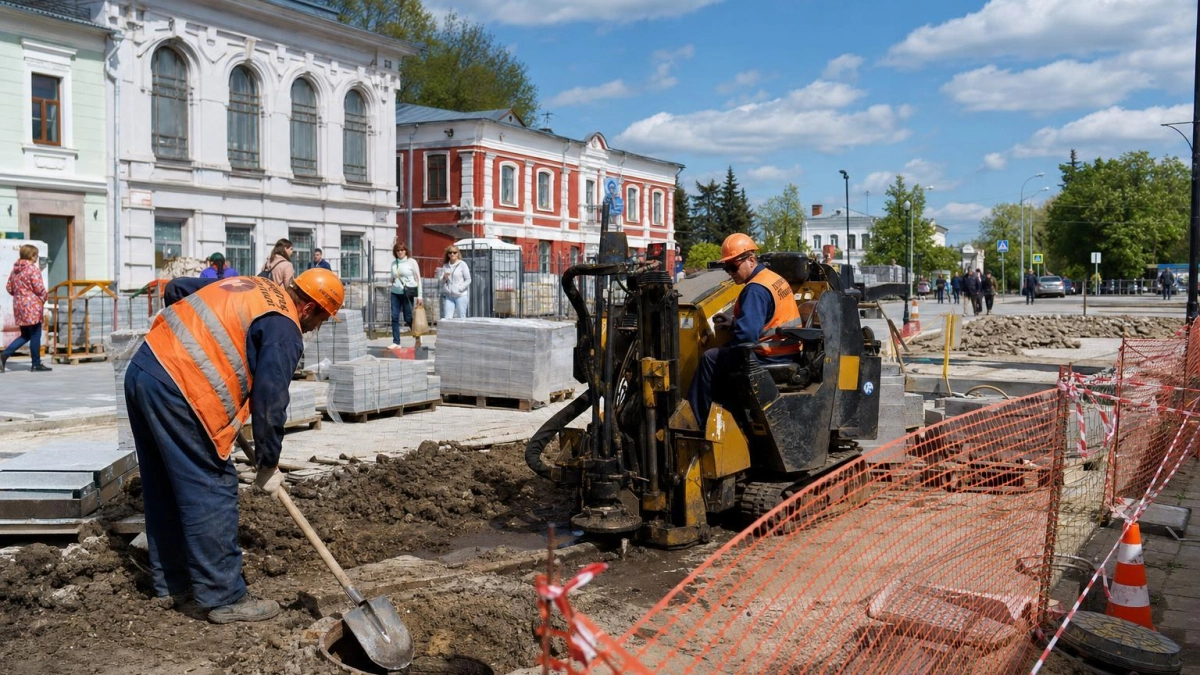 В историческом центре Рыбинска впервые появится ливневая канализация